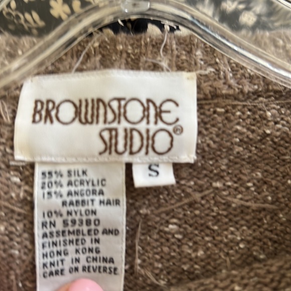 Brownstone Studio beaded sweater size S - Picture 4 of 4